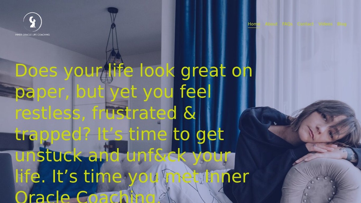 Inner Oracle life coach website
