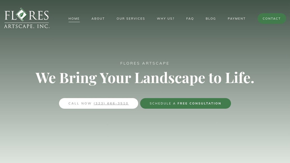  Flores Artscape fence company website 