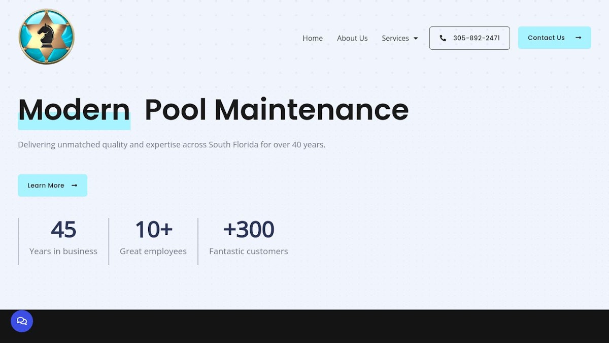 official website image of the pool company Pool Rangers