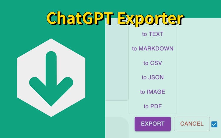 ChatGPT Exporter - ChatGPT to PDF, MD, and more