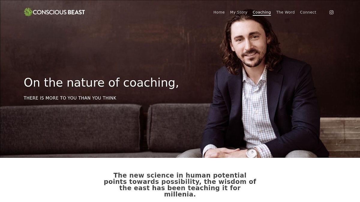 Transformative Coaching life coach website