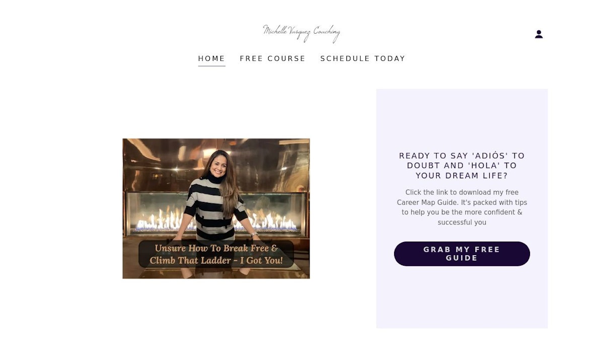 Empowerment Accelerator life coach website