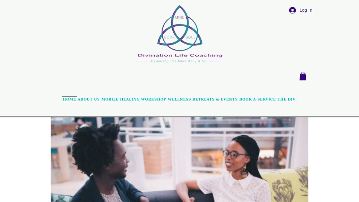 Divination holistic coach website
