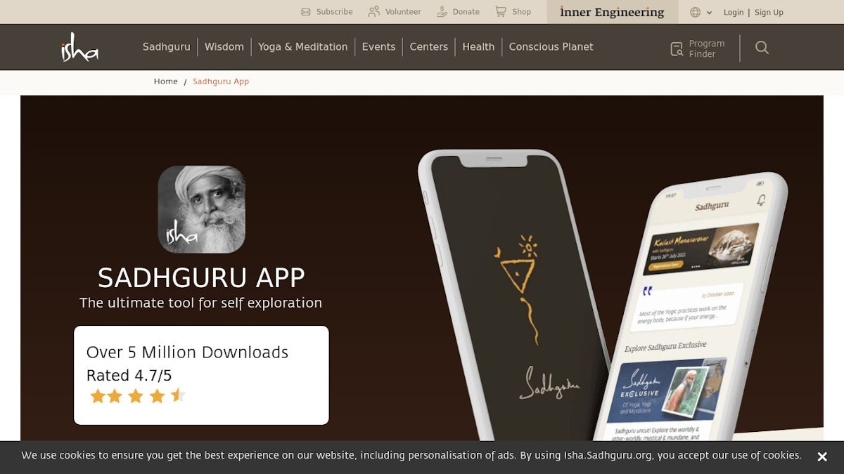 Sadhguru App logo