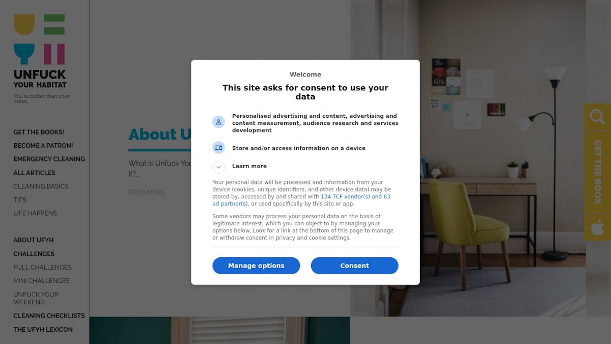 Unfuck Your Habitat logo