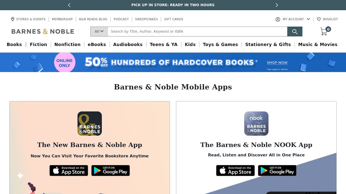 B&N Apps logo