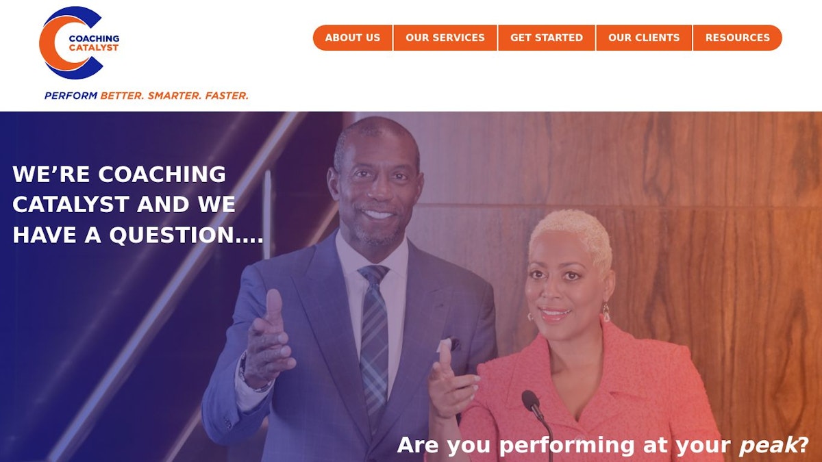 Coaching Catalyst executive coach website