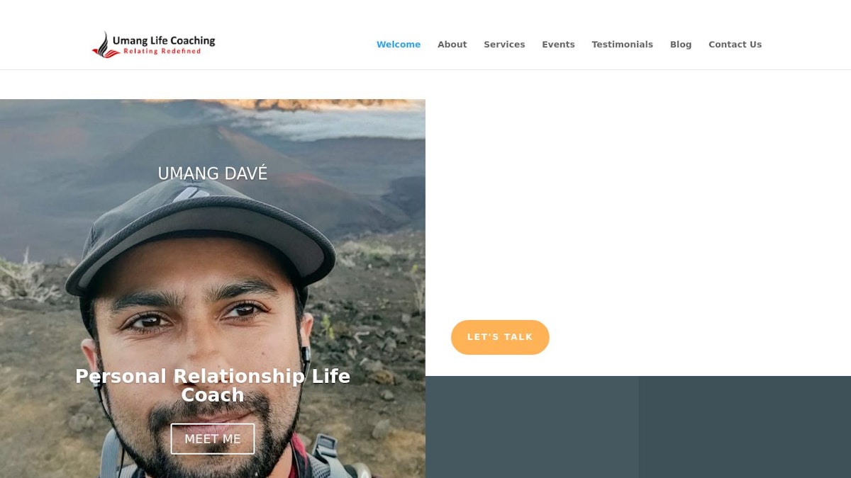 Umang Life Coaching life coach website