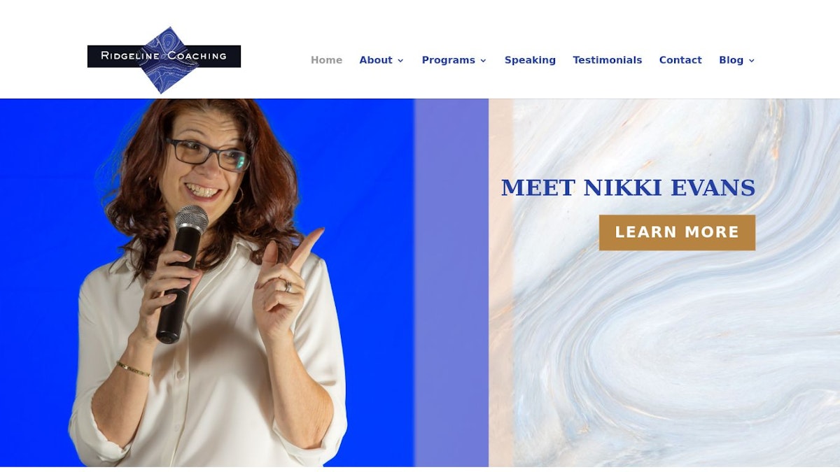 Ridgeline Coaching executive coach website