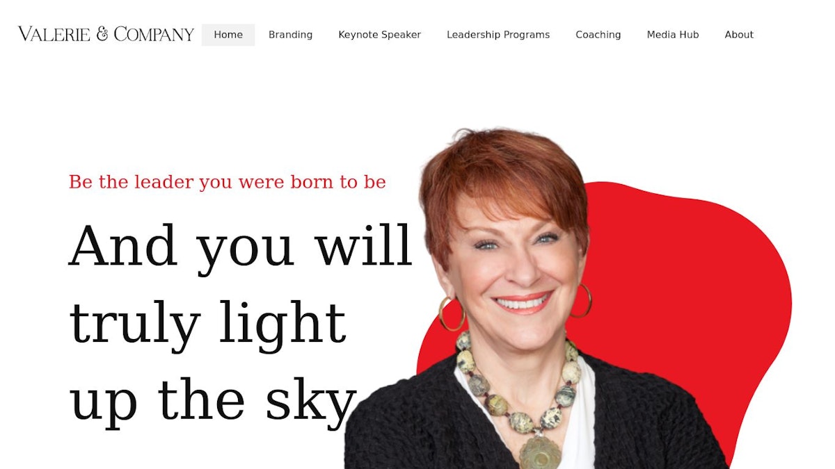 Valerie and Company executive coach website