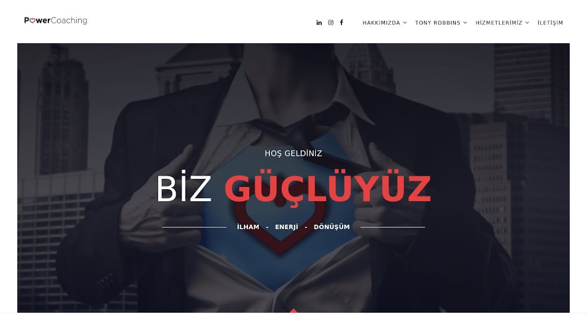 Power Coaching life coach website