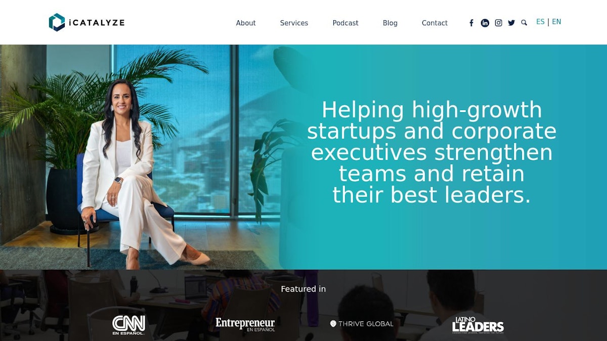 iCatalyze leadership coach website