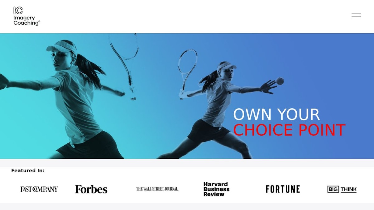 Functional Imagery Training life coach website