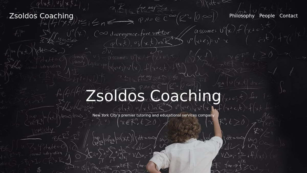 Zsoldos Coaching academic coach website