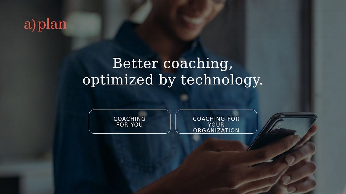 a)plan coaching business coach website