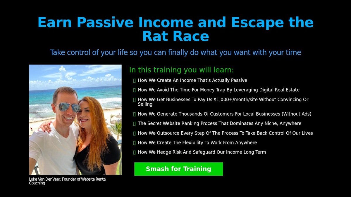 Website Rental Coaching business coach website