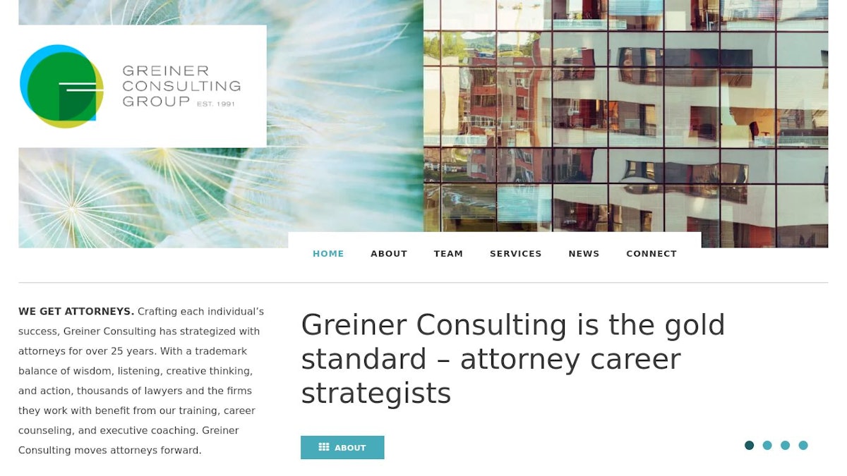 Greiner Consulting business coach website