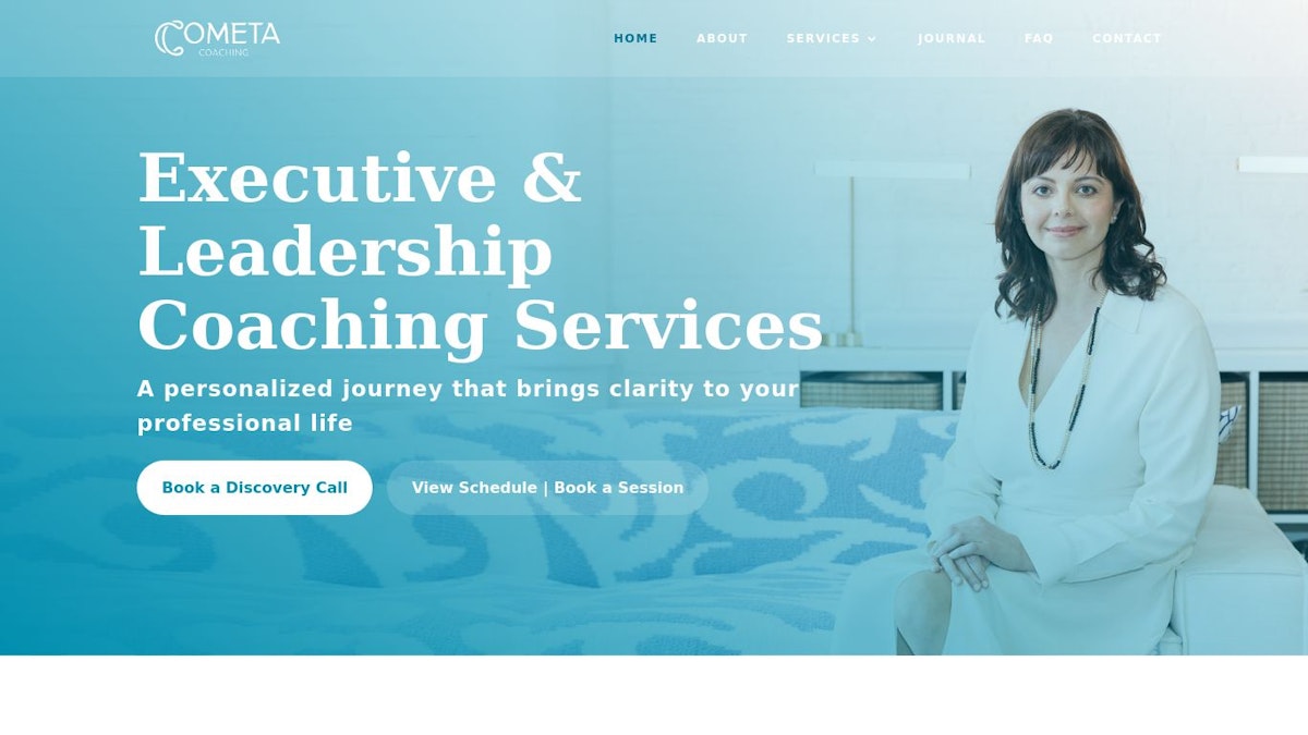 Cometa Coaching executive coach website