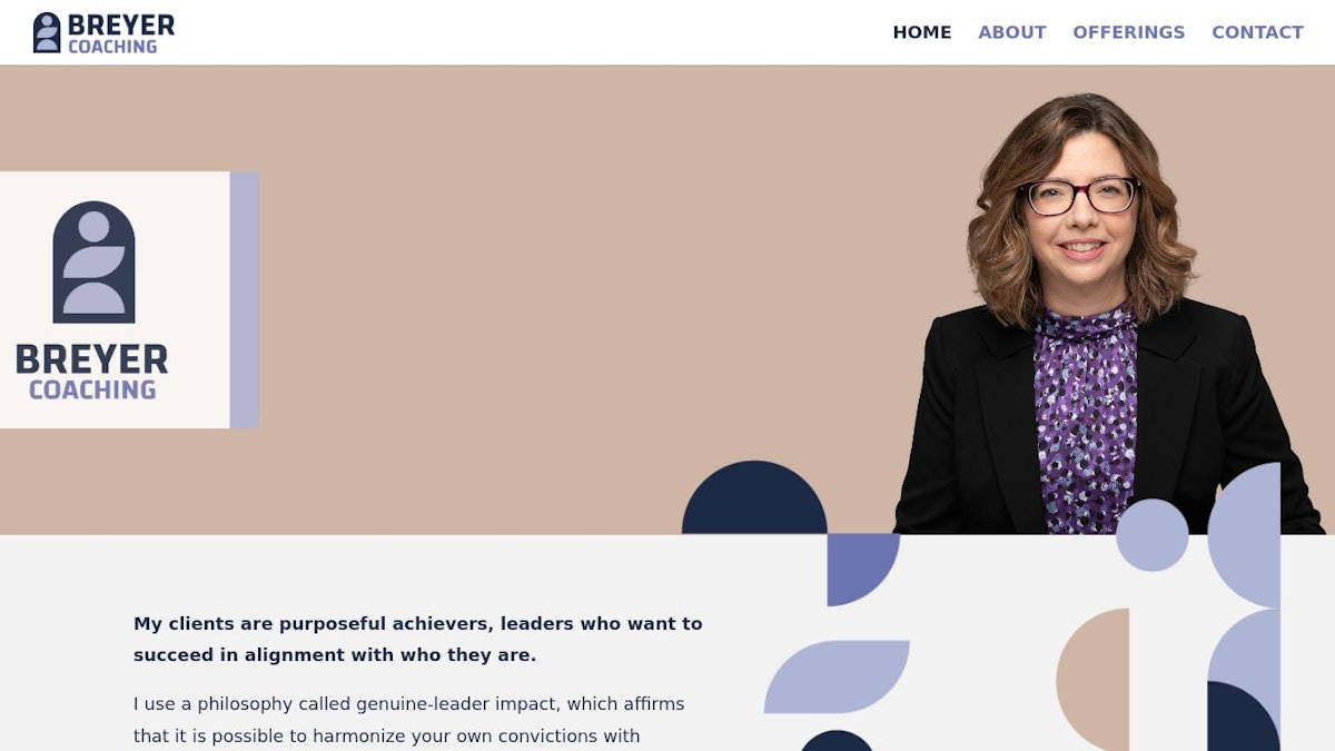 Breyer Coaching executive coach website
