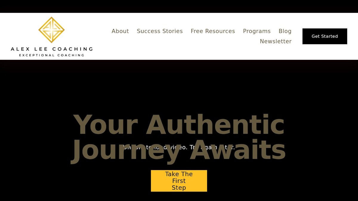 Alex Lee career coach website