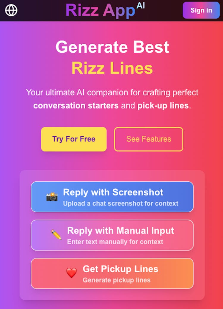 Rizz App AI