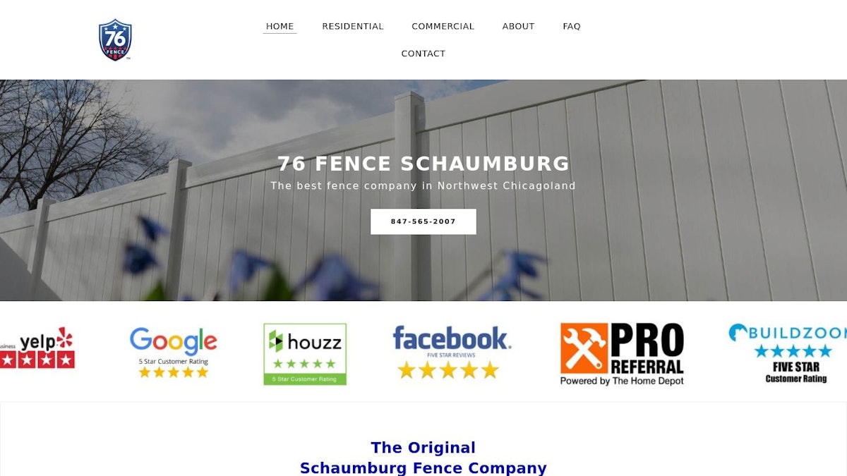 Schaumburg Fence Company fence company website