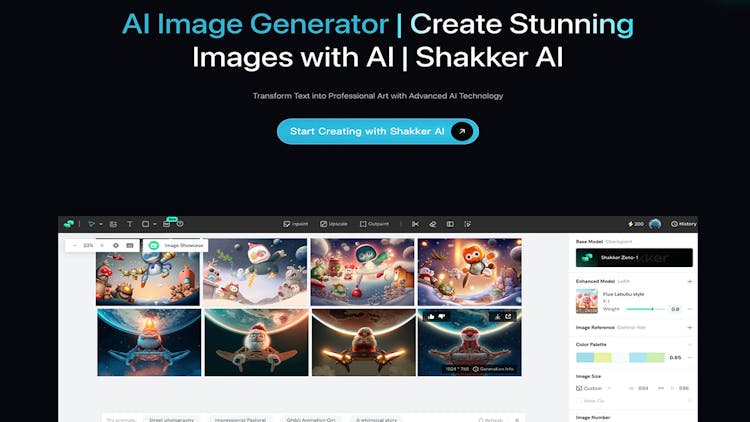 Shakker-ai image generator 