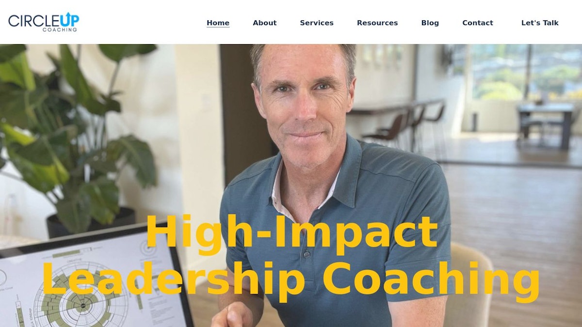 CircleUp Coaching executive coach website