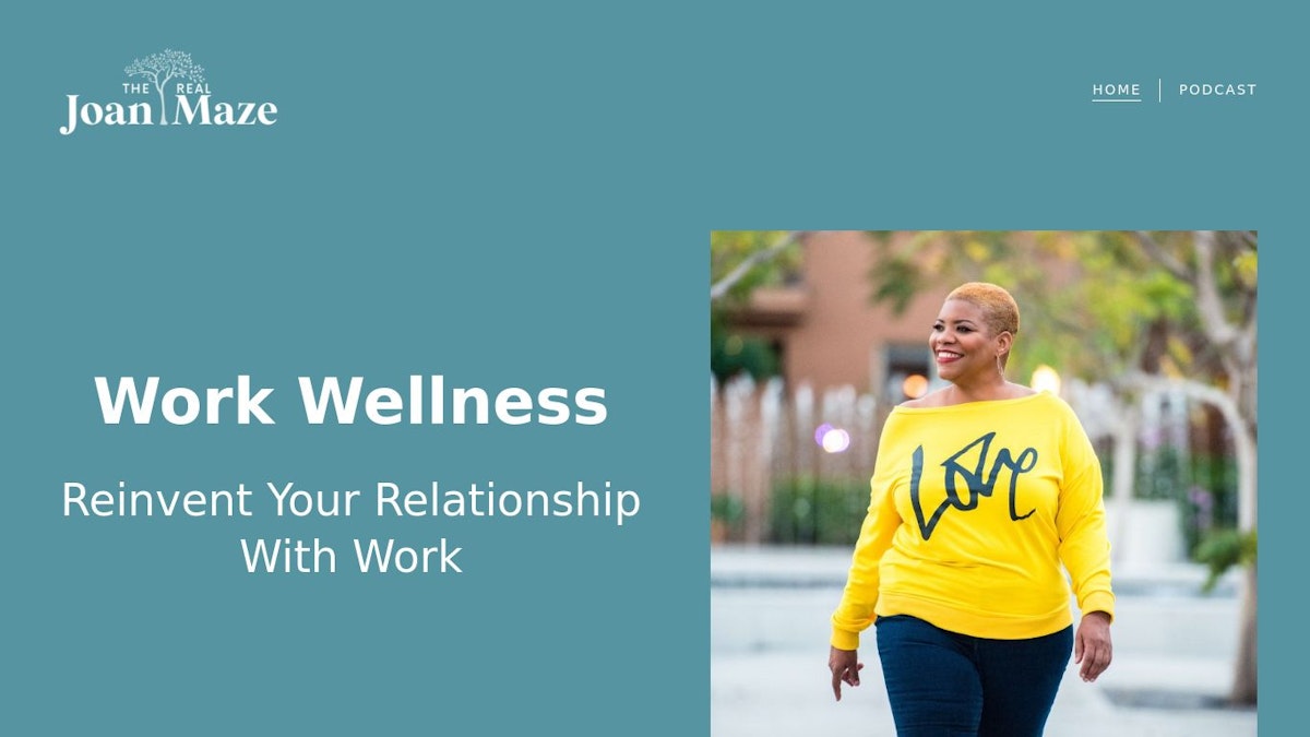 Work Wellness life coach website