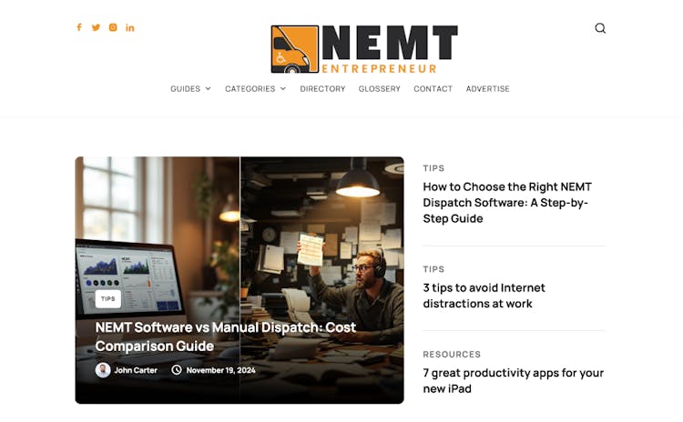 NEMT Entrepreneur