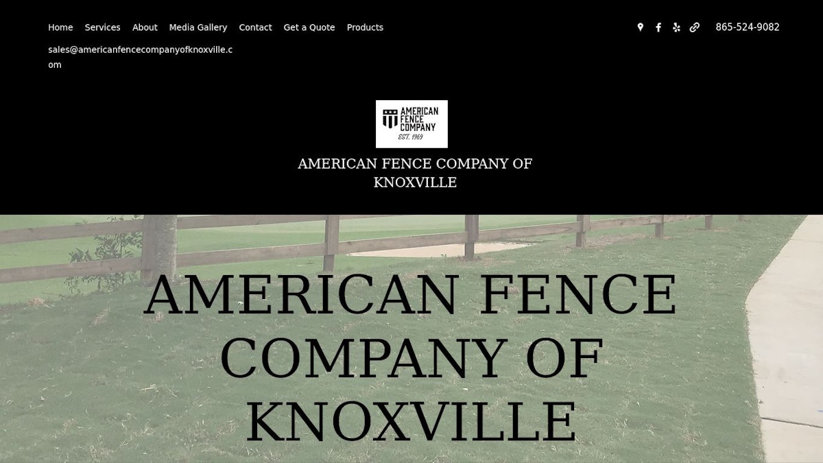 American Fence fence company website