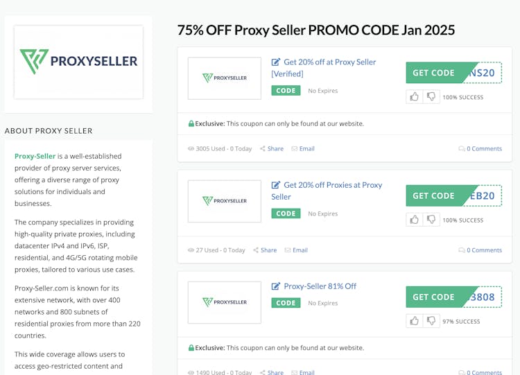 ProxyCoupons