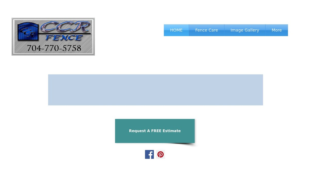 CCR Fence fence company website