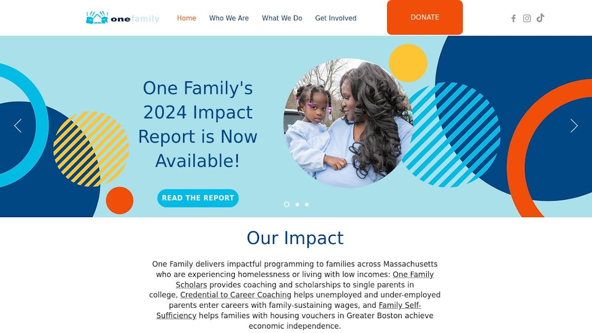 One Family career coach website