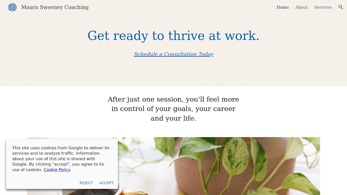 Maura Sweeney Coaching career coach website