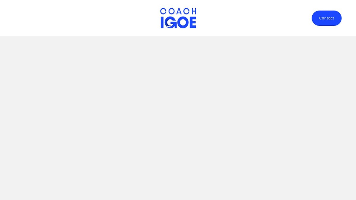 Coach Igoe leadership coach website