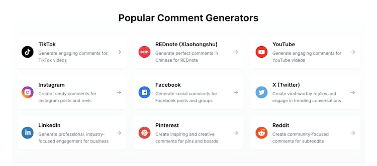 Easy Comment Generator