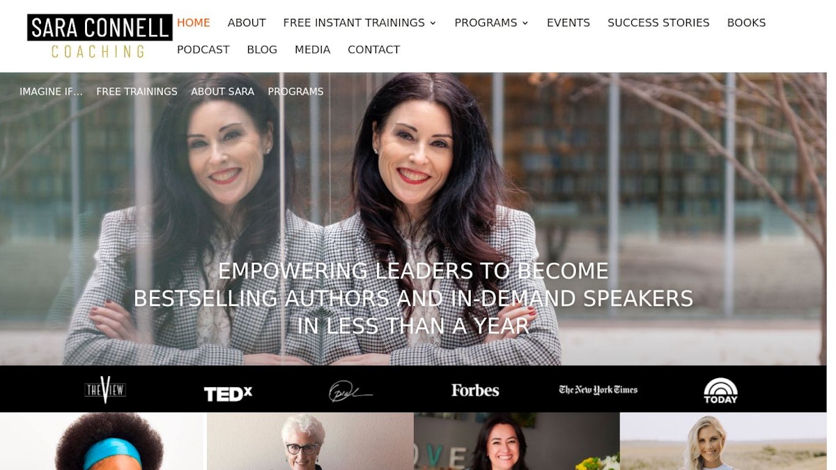 Sara Connell career coach website