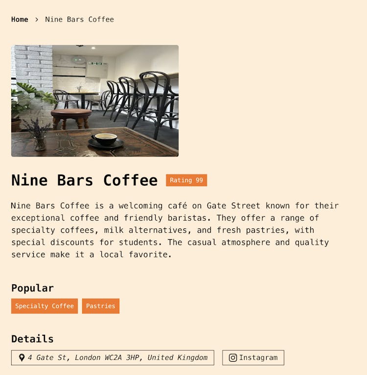 London Best Coffee