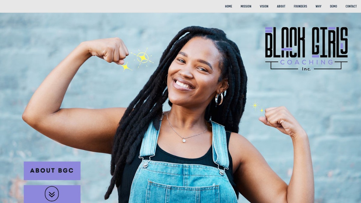 Black Girls Coaching Youth coach website