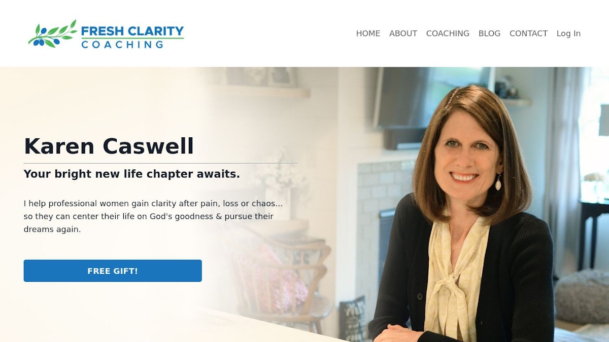 Fresh Clarity Coaching life coach website