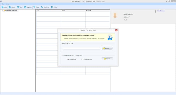 Softaken OST to PST Converter