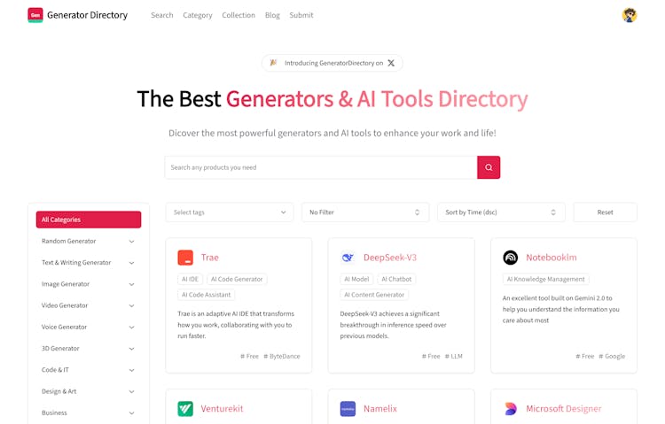 Generator Directory