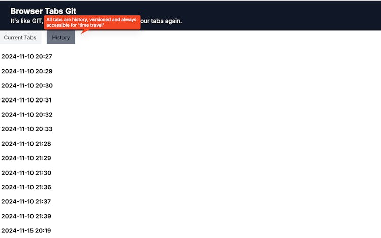 GIT for Your Browser Tabs