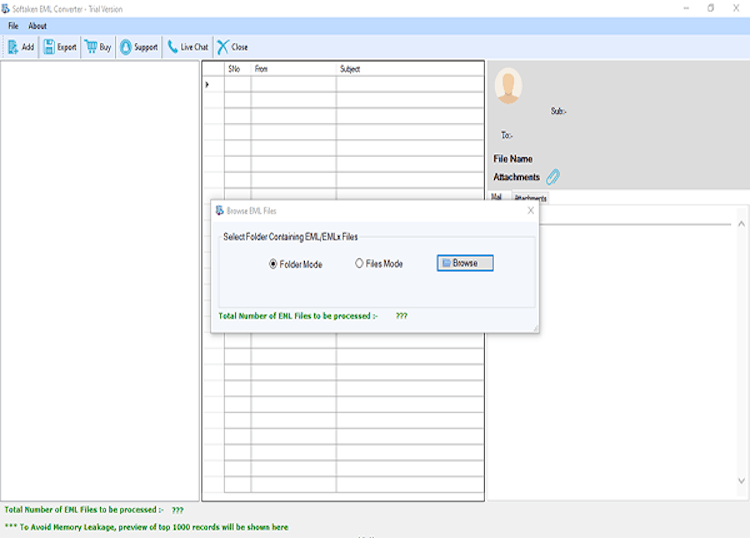 Softaken EML to PST Converter