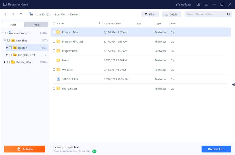 BLR Data Recovery Software Tool