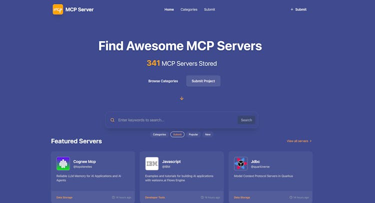 MCP Server - Find Awesome MCP Servers.