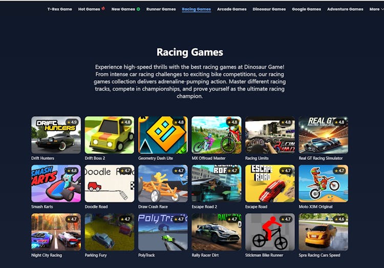 Dinosaur Game