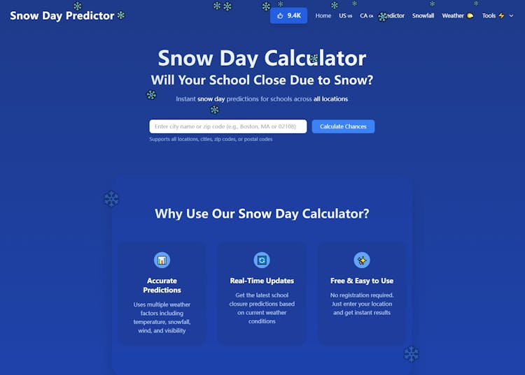 Snow Day Calculator