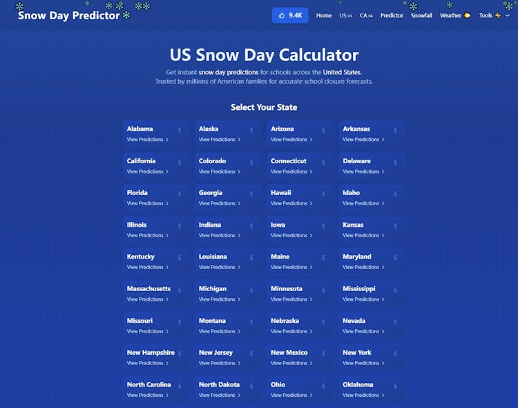 Snow Day Calculator
